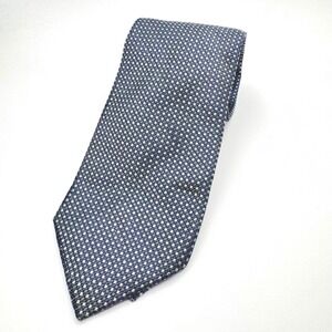 Brooks Brothers 346 Pure Silk Tie Navy Blue Green Micro Dot Pattern 60"